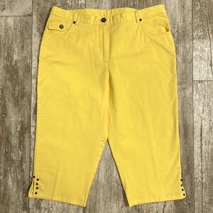 Hearts of Palm Orange Crush capri pant